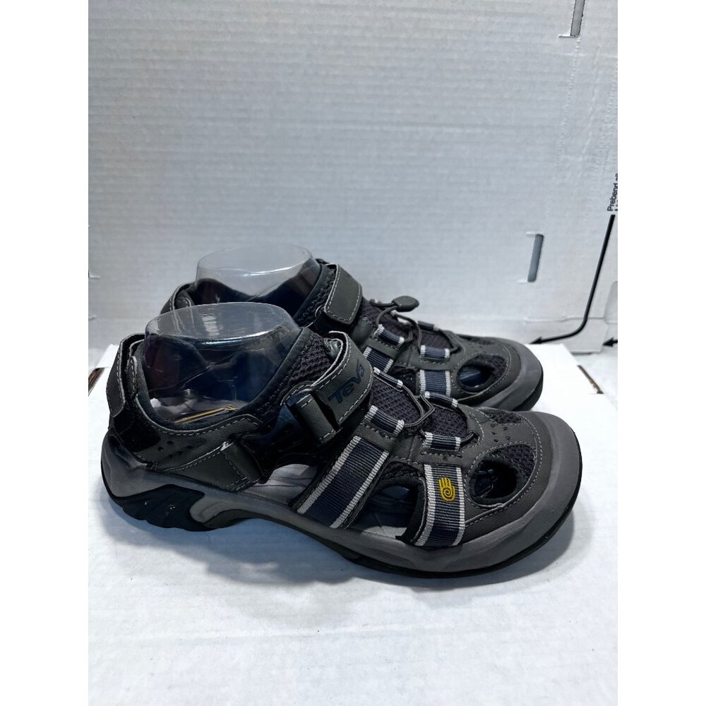 Teva Omnium 2 Mens Gray Sports Sandals Size 8/41 With Adjustable Straps